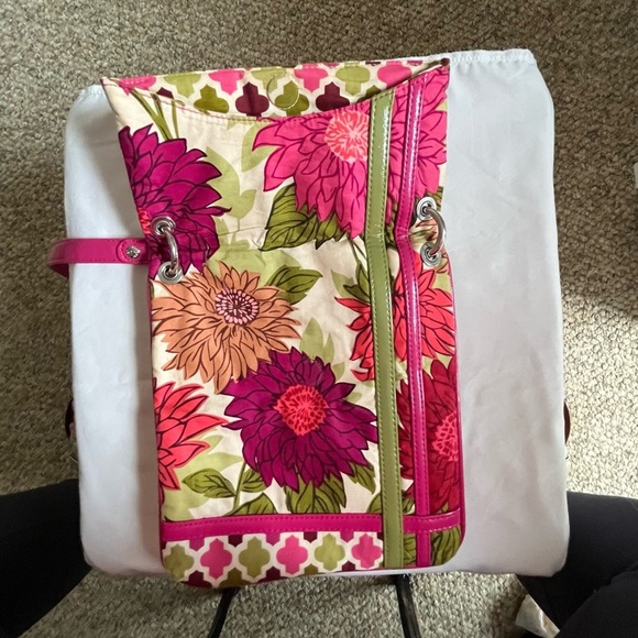 VTG Vera Bradley Hello Dahlia Flip Hipster Long Strap Crossbody EUC - Picture 6 of 11